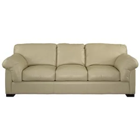 Casual Styled Sofa with Contemporary Feel and Plush Cushioned Comfort